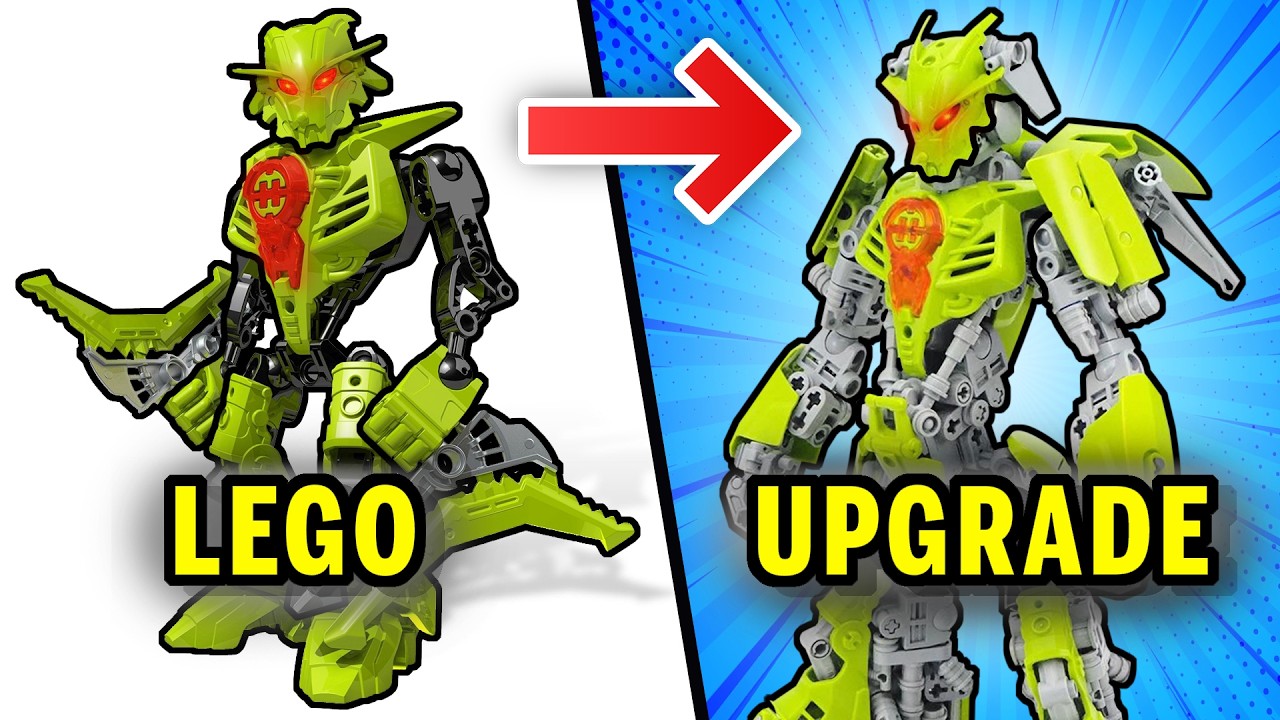 Using BREEZ 1.0's LEGO Parts To Build Bionicle MOCs