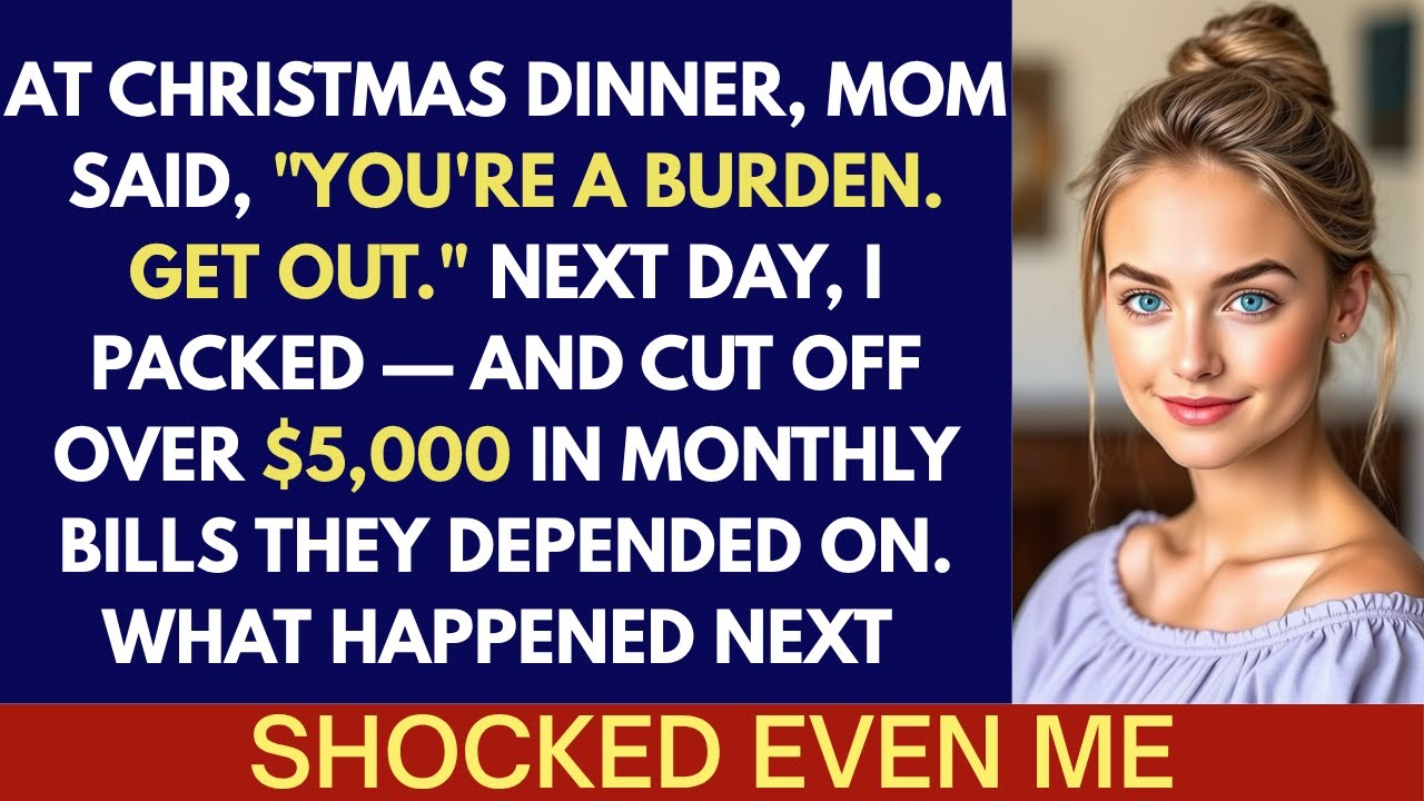 Mom Said I Was Just a Burden—So I Disconnected Everything and Disappeared