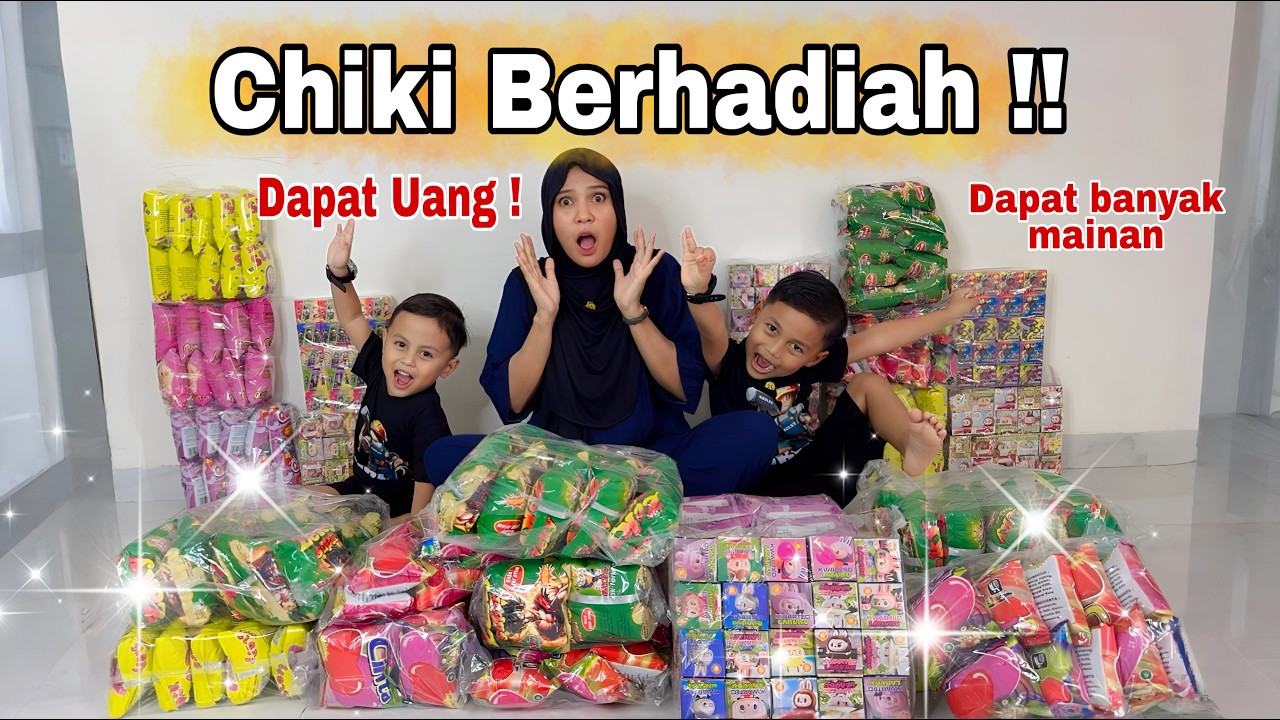 BANYAK DAPAT UANG !! UNBOXING CHIKI BERHADIAH