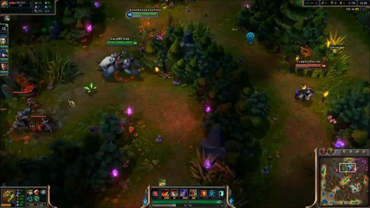 League of Legends - Рейтинговый геймплей с полным комментарием - Ренекттон против Шена