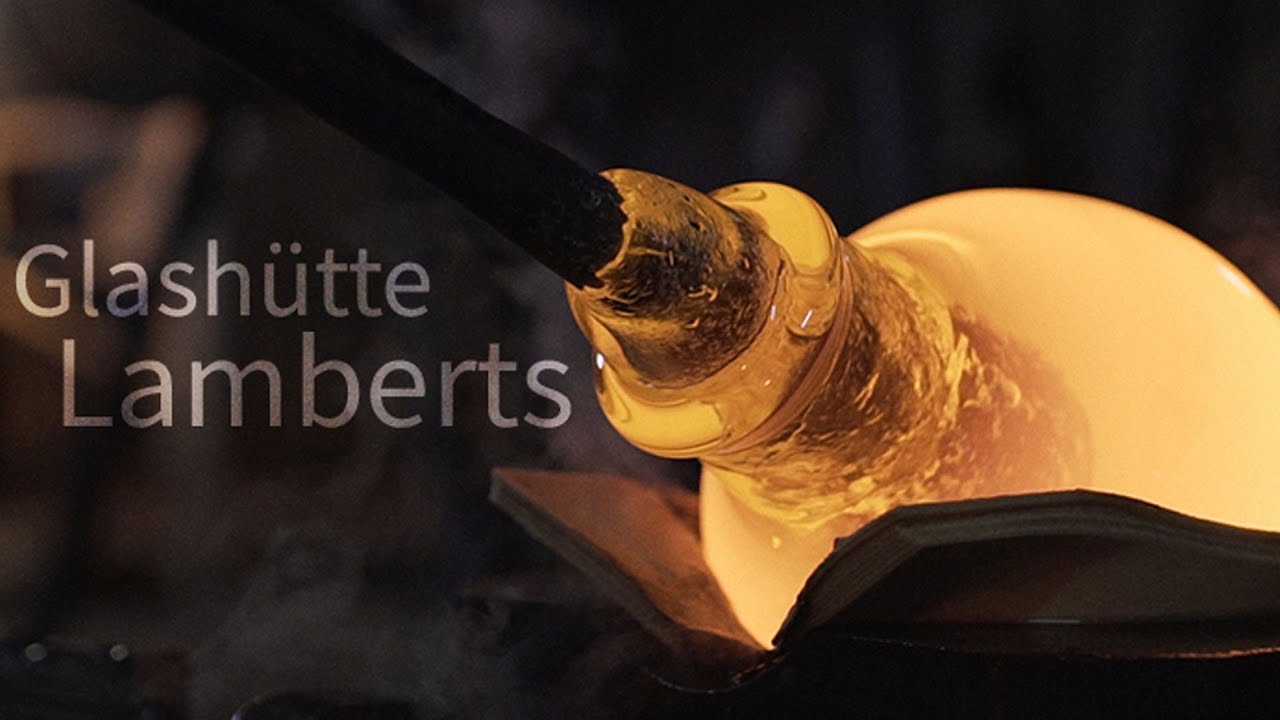 Glash&uuml;tte Lamberts Waldsassen - Herstellung von mundgeblasenem Flachglas (Zylinderglas)