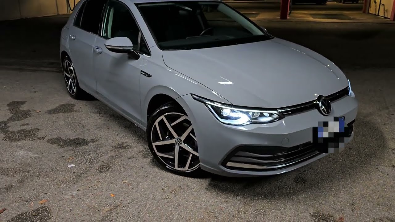 Golf 8 (2020) POV Night Drive + Wash - 2.0 diesel manual trasmission