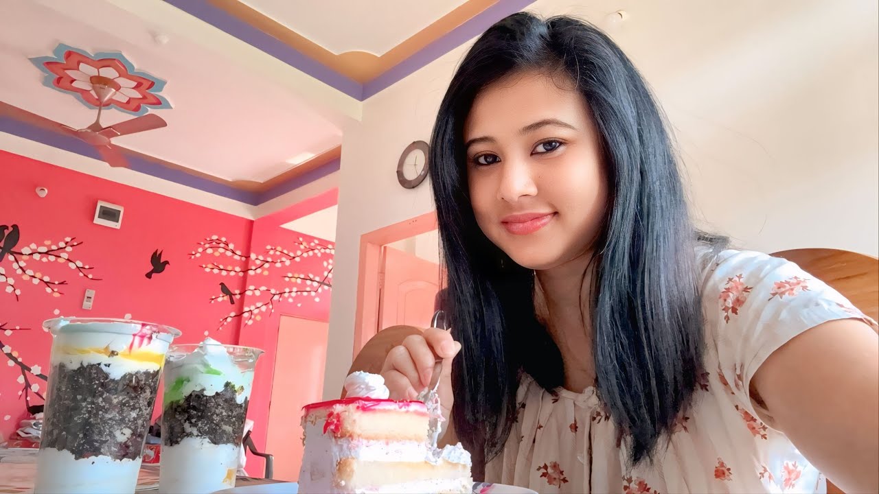 Trying New Cup Cake in Town || Swara Narzary Vlog ||