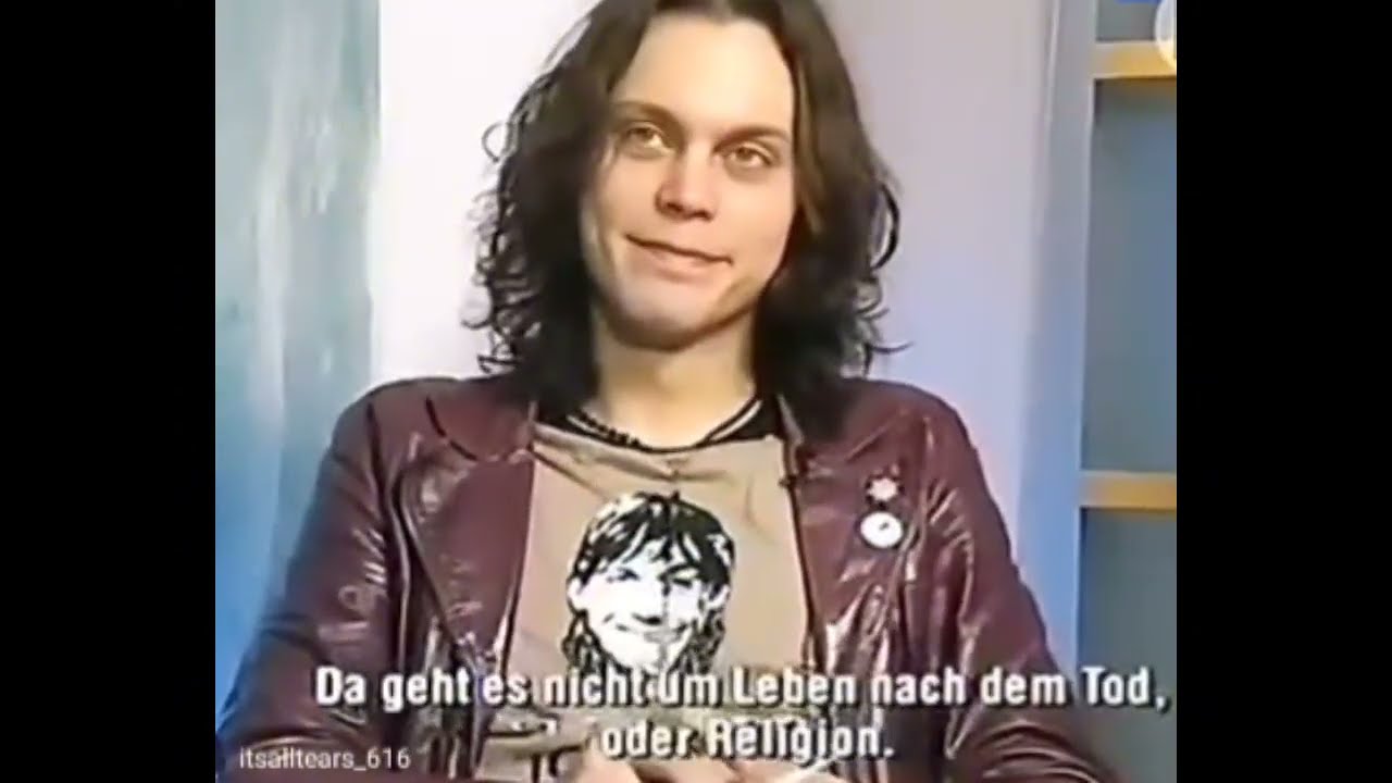 That explains why he's like the modern day Edgar Allan Poe . Clip of Ville Valo interview 