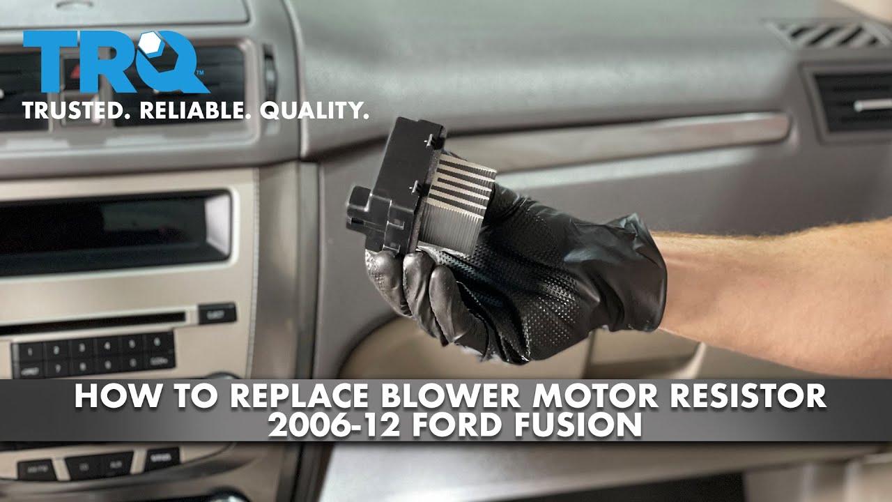 Как заменить резистор электродвигателя вентилятора Ford Fusion 2006-12