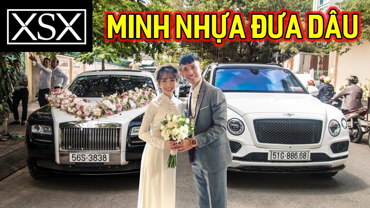 Minh Nhựa Dẫn Đầu Dàn Xe Đưa Dâu 200 Tỷ Khủng Nhất Việt Nam Trong Đám Cưới Con Gái | XSX