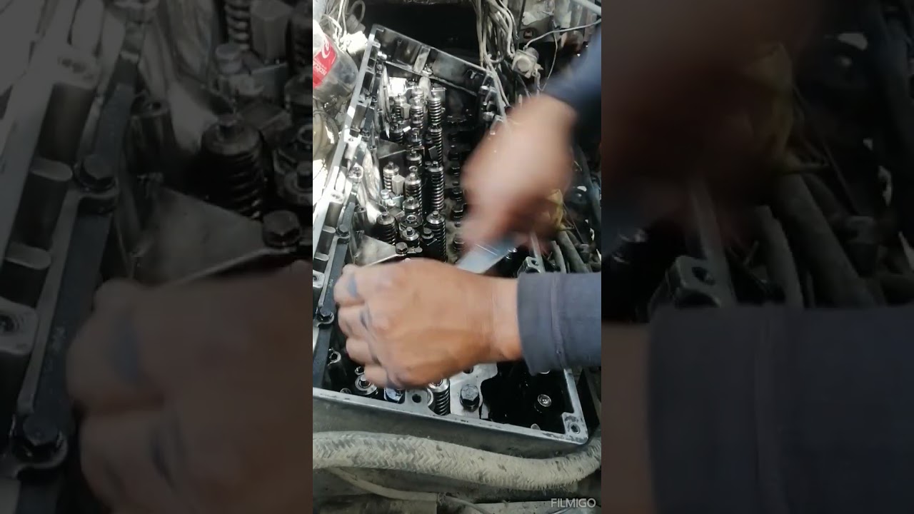 instalación de inyectores, orden luz de válvula e inyectores Cummins L10 STC 310