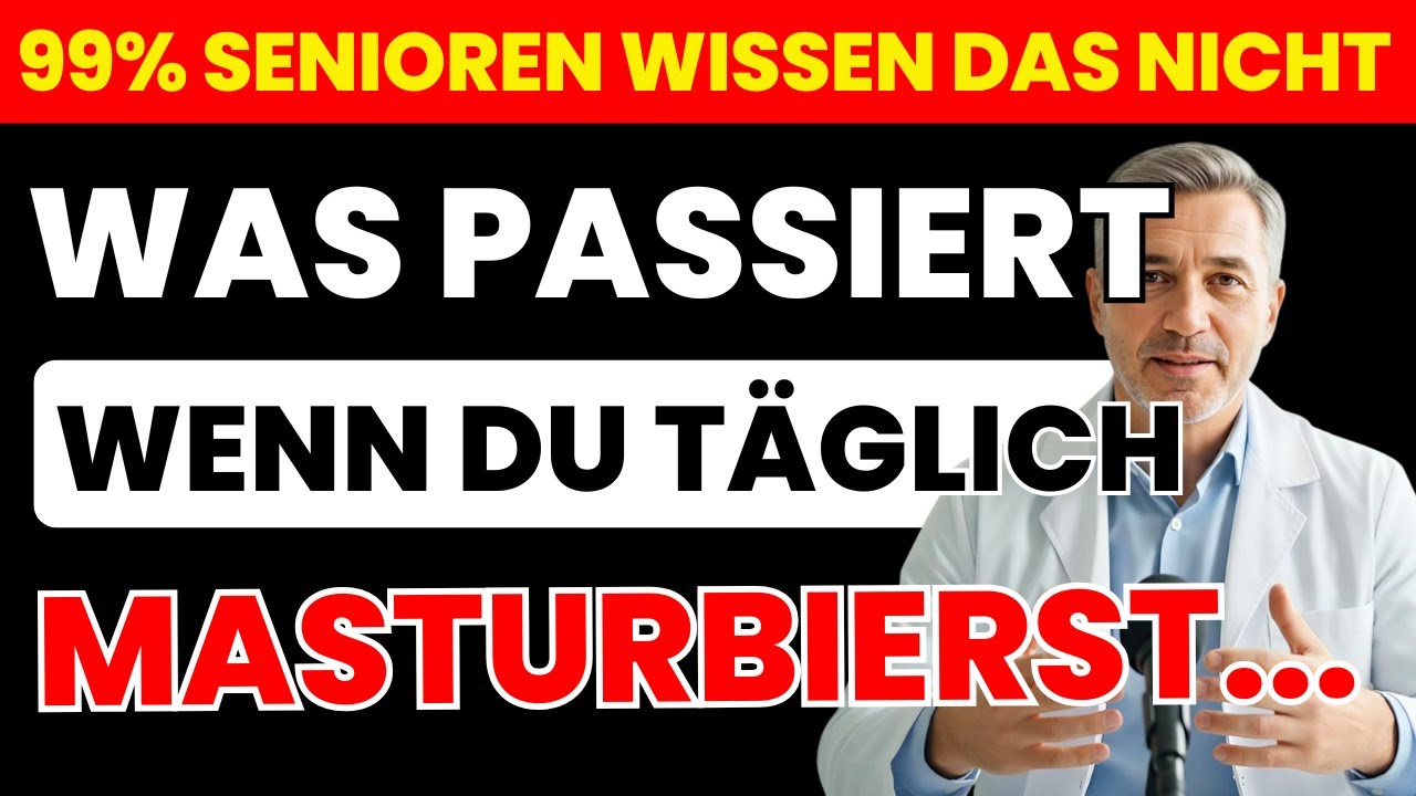 Urologe enthüllt: Wie oft sollten Männer ab 40 wirklich ejakulieren?| Senioren Gesundheit