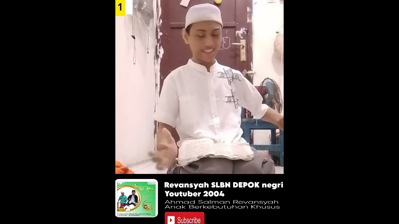 judul baca juz amma sama hafalan surat pendek Salman revansyah Anak berkebutuhan khusus