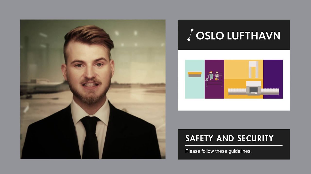 Oslo Airport Announcement