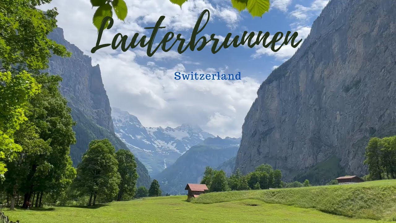 Lauterbrunnen, Jungfrau | Most Beautiful region in Switzerland | Ep. 10 | #europetrip #switzerland
