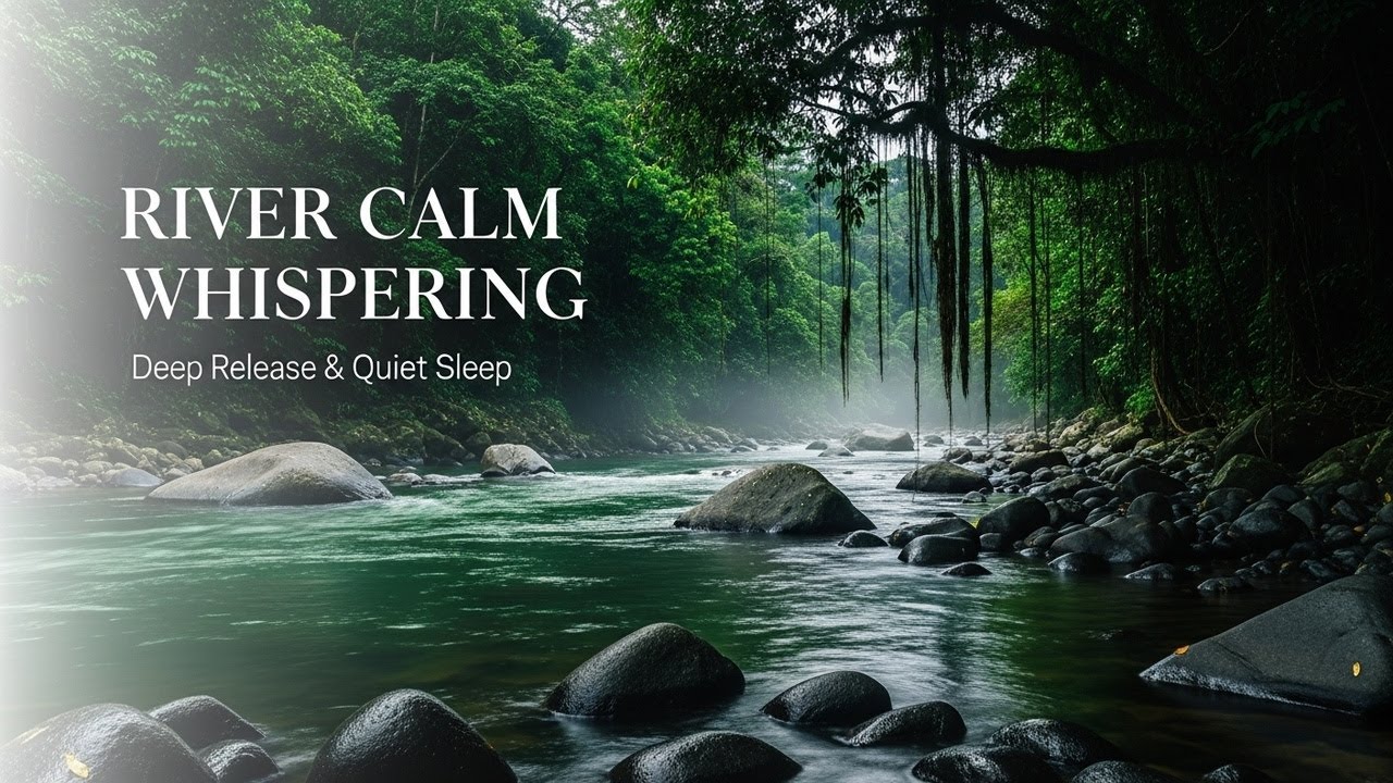 Healing Forest Ambience with Soothing Stream Flow for Study Meditation Inner Peace and Stress Relief