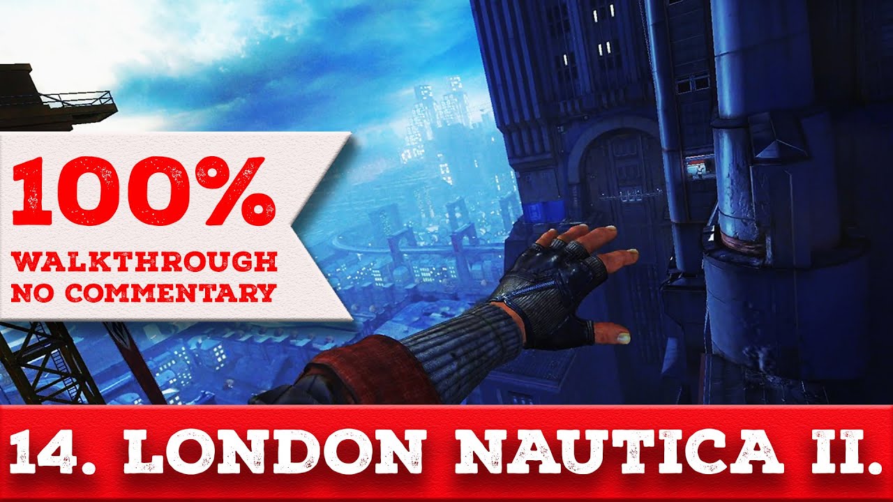 Wolfenstein: The New Order Walkthrough (Über difficulty,All Collectibles) pt14 RT TO LONDON NAUTICA