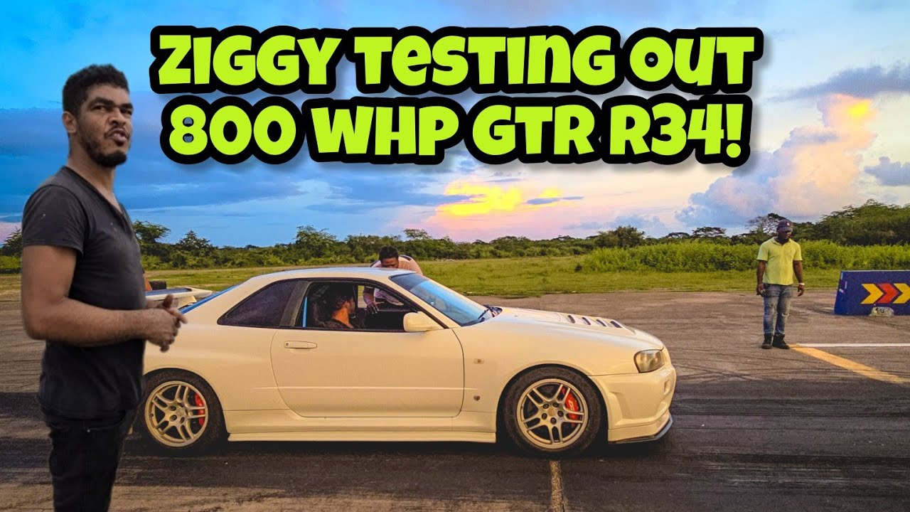Ziggy Testing Out 800 WHP GTR R34!