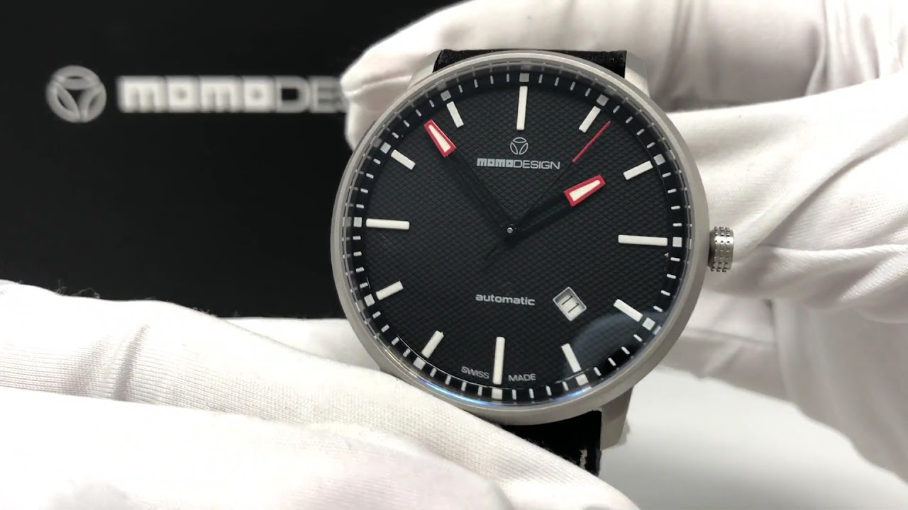 MOMODESIGN Automatic Watch Essenziale Black MD6004SS-12