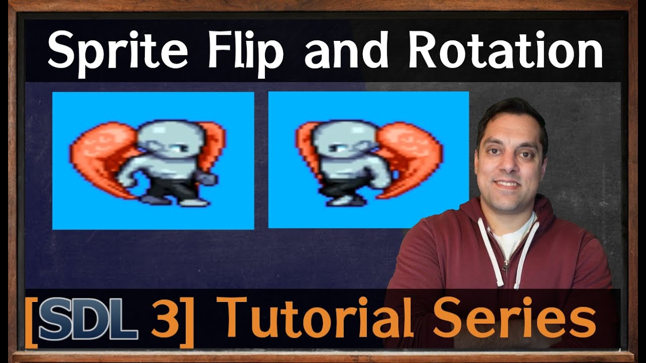 SDL3 Sprite flip with SDL_RenderTextureRotated [SDL3 Episode 20]