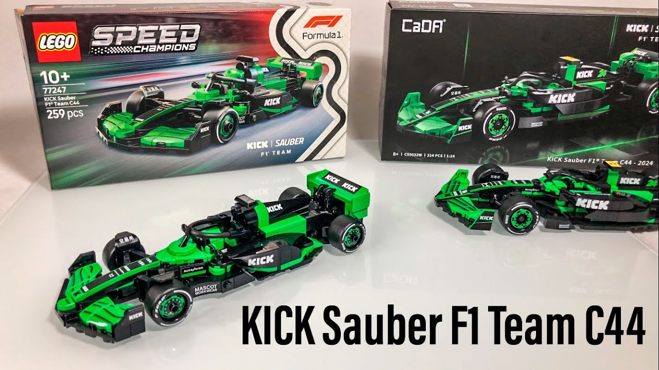 Lego Speed Champions 77247 KICK Sauber F1 Team C44 / Cada C55032W