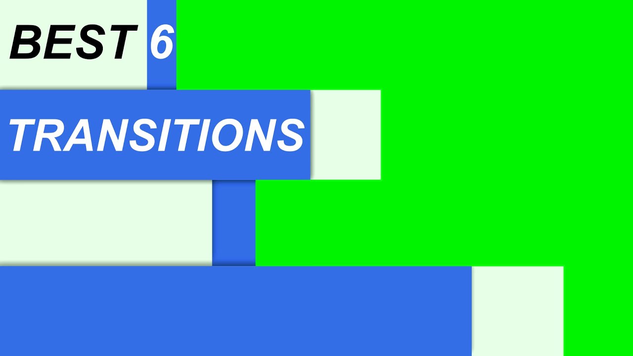 Best 6 News Transition Template Video Green Screen Effects | News Transition Effect Template Free