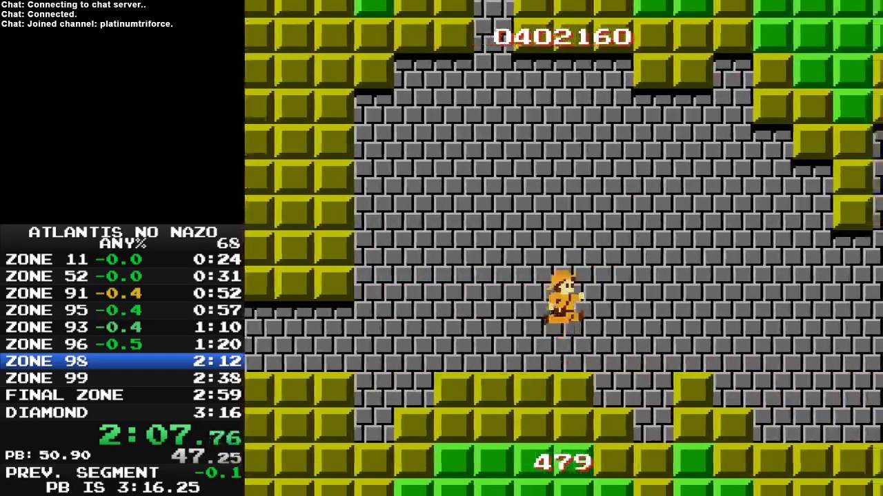 Atlantis No Nazo Any% Speedrun in 3:12.06