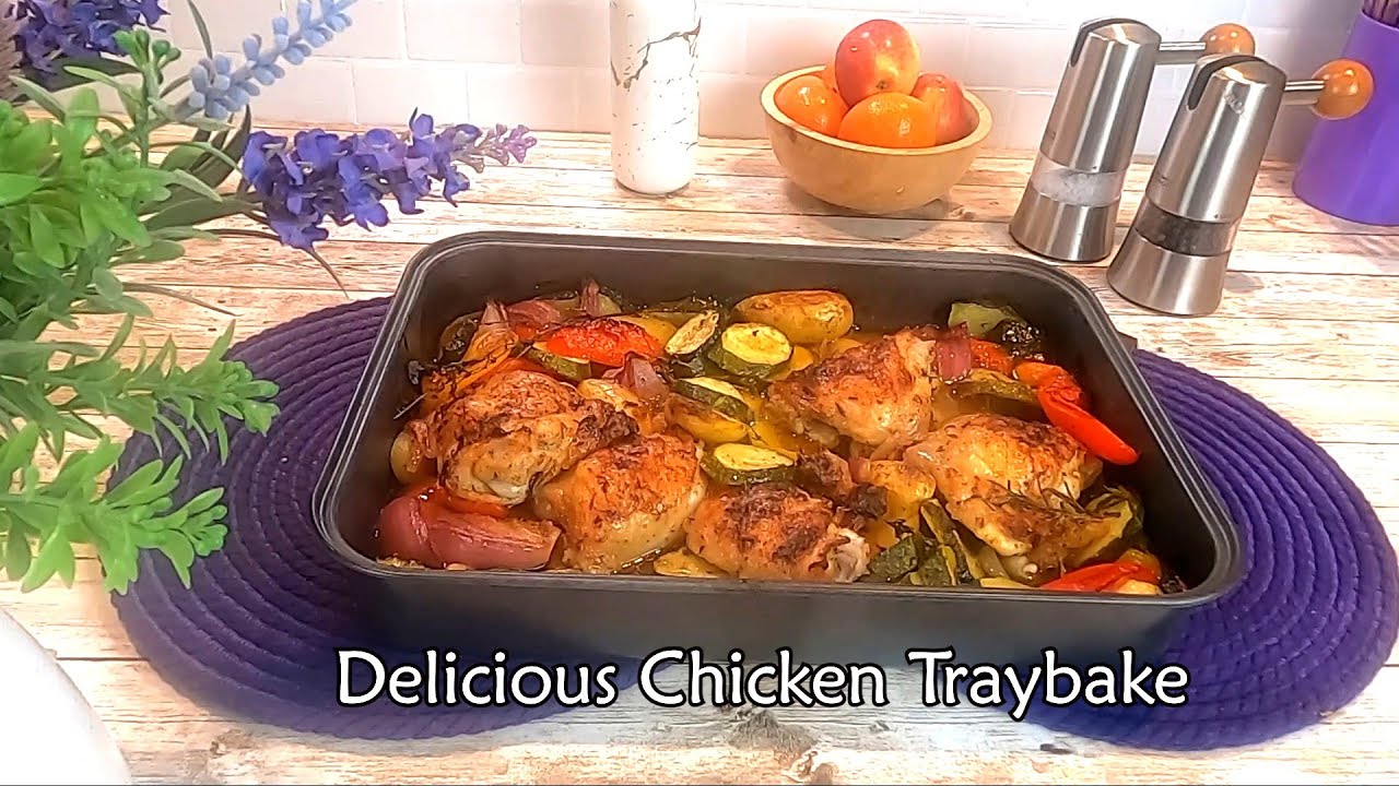Chicken Traybake, delicious and simple dinner. You will make it over and over again, it's that good.