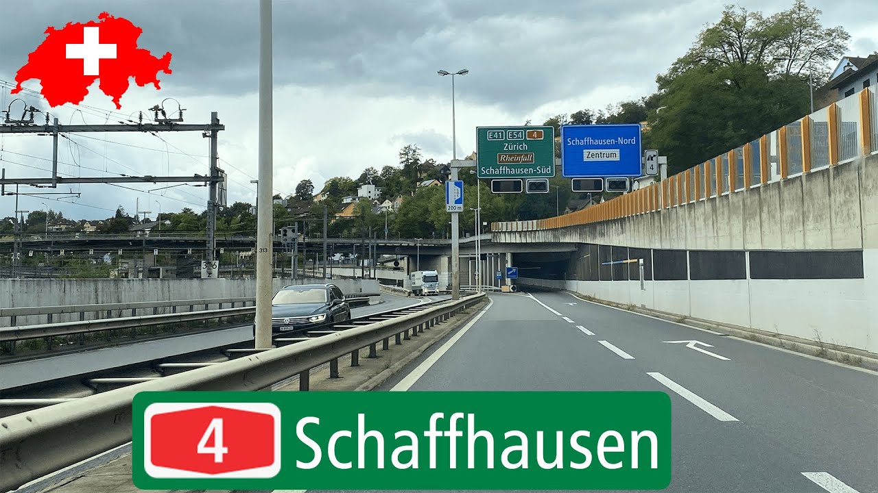 Switzerland (CH): A4 in Schaffhausen