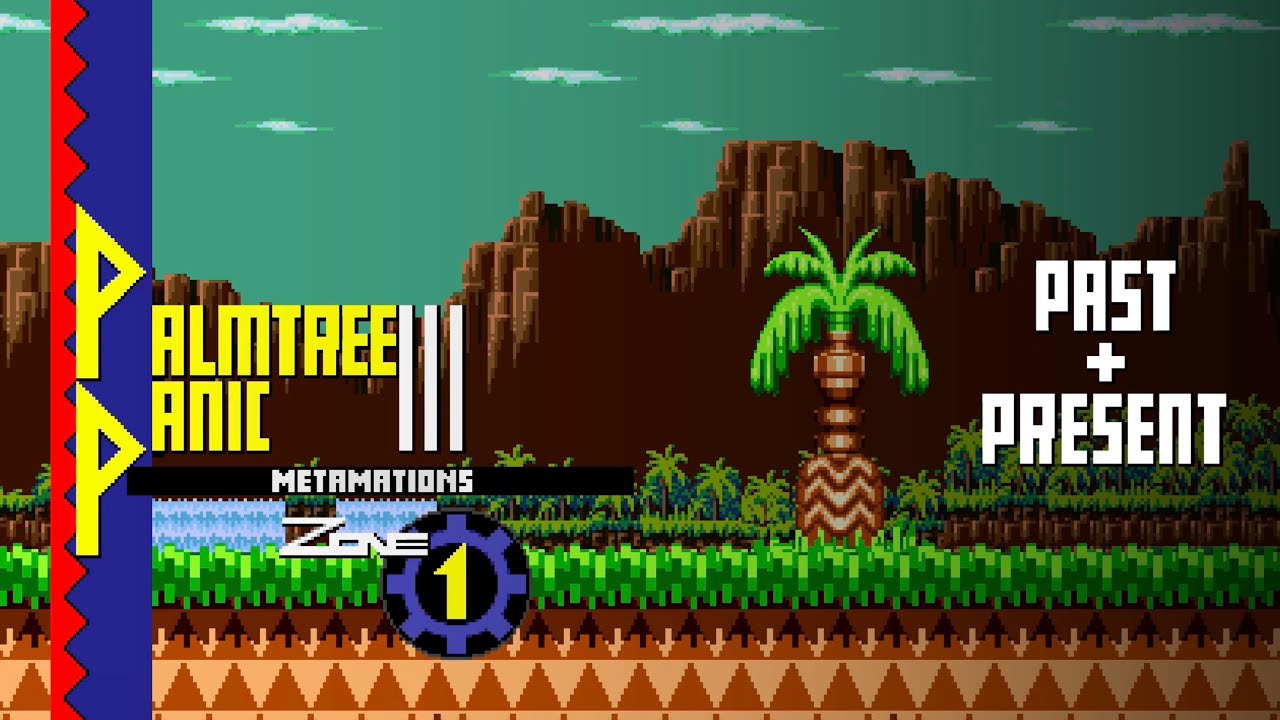 Sonic CD - Palmtree Panic Past and Present Combined