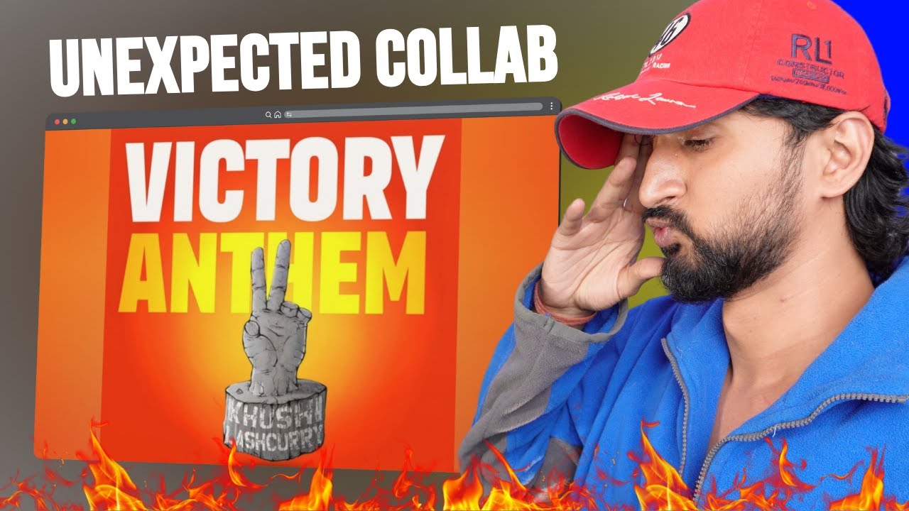 VICTORY ANTHEM - KHUSHI × LASH CURRY REACTION BY UJJWAL
