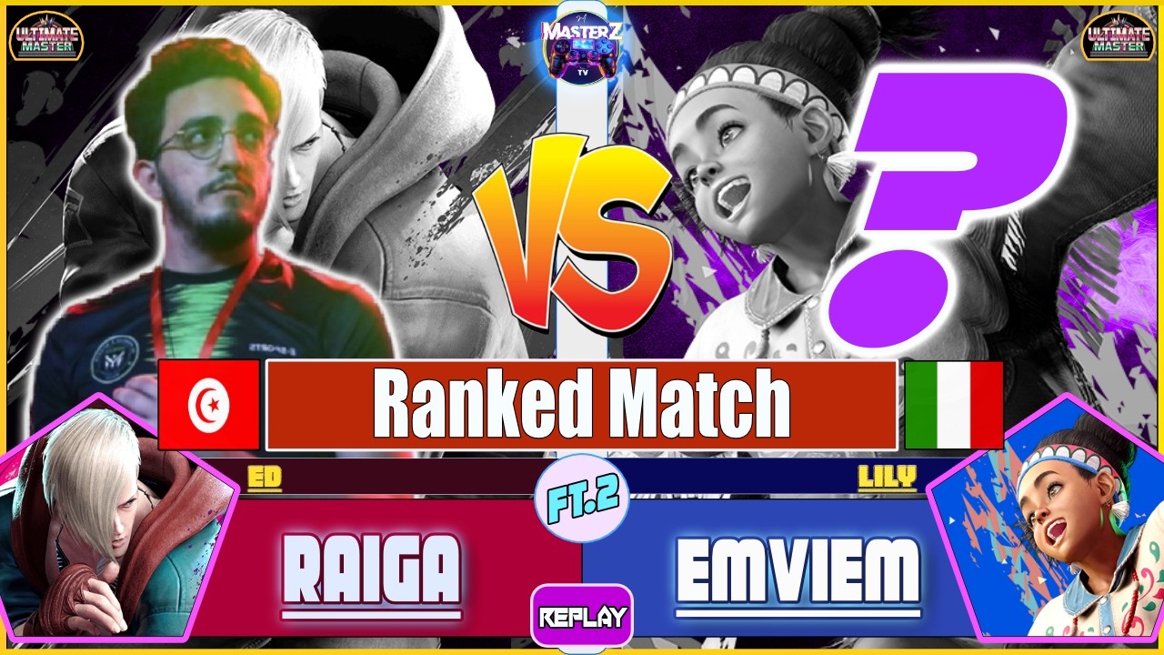 SF6 REPLAY 🔥 RAIGA (Ed) VS EMVIEM (lily) 🔥 High level gameplay