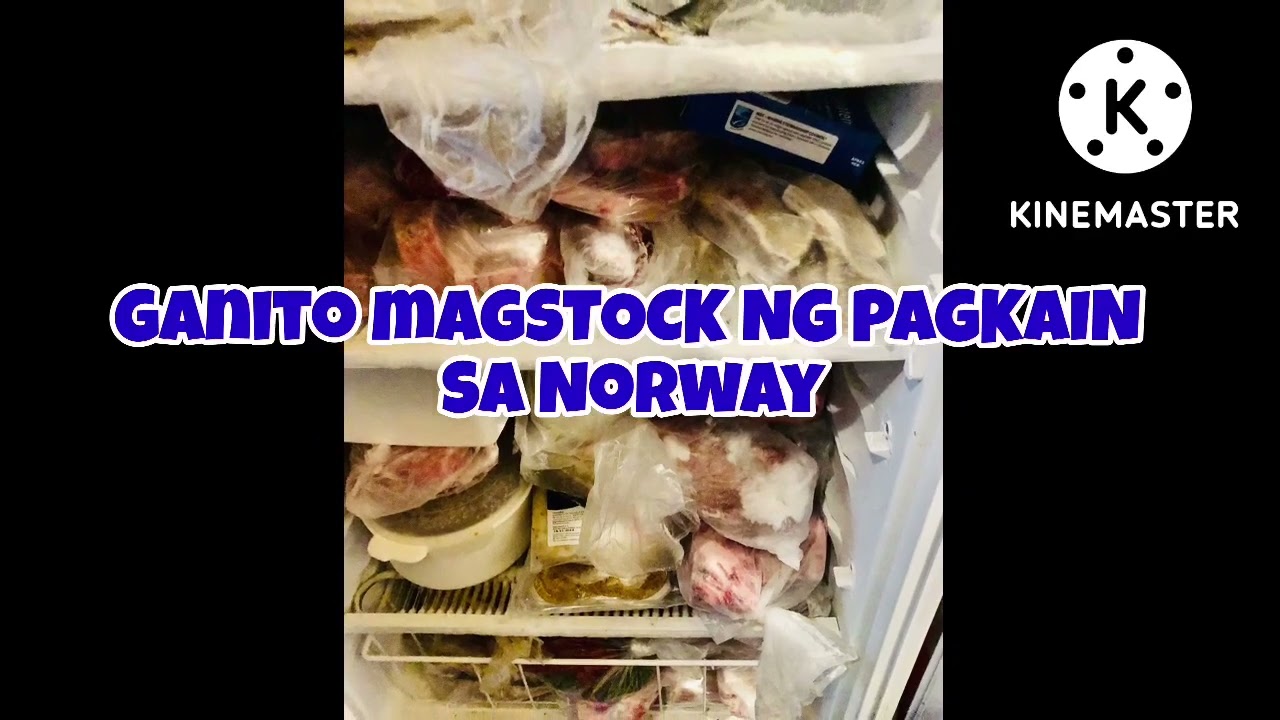 GANITO MAGSTOCK NG PAGKAIN SA NORWAY | Couple frozen foodstuffs