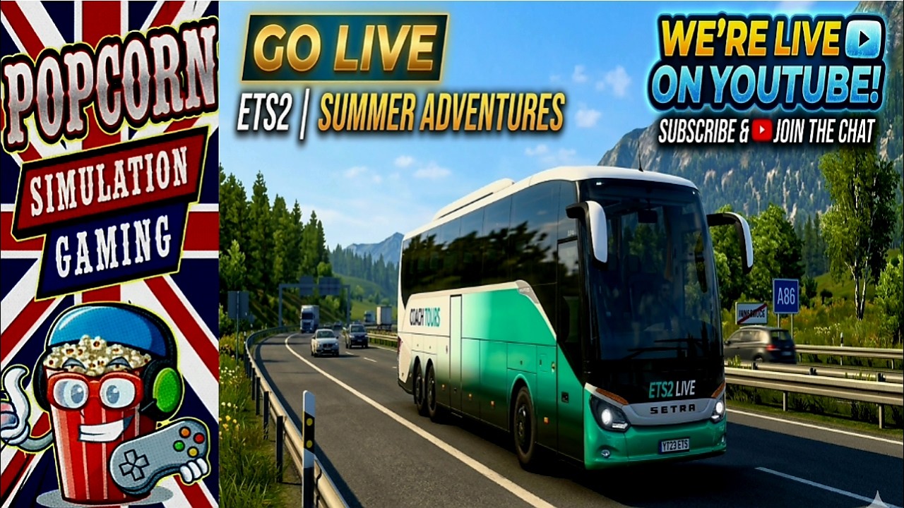 ETS2  , BUS DRIVING EUROPE