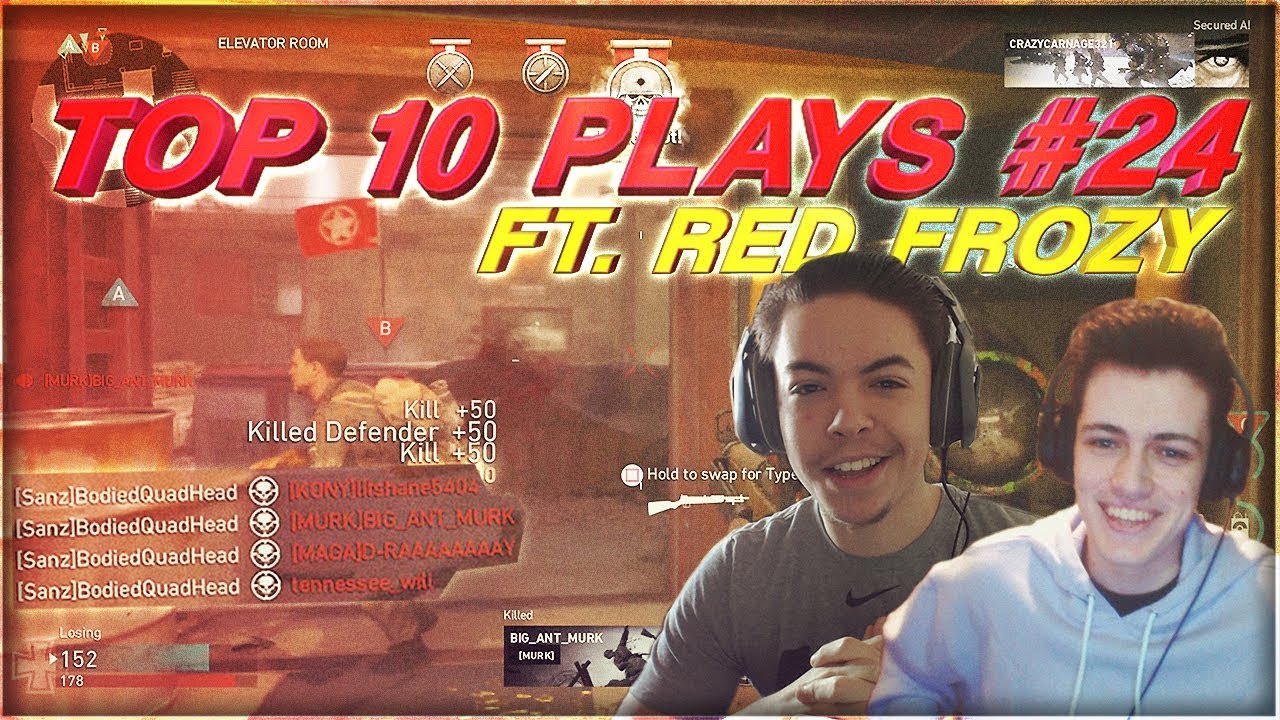 INSANE HEADSHOT CLIPS (Top 10 Plays #24 ft. Red Frozy)