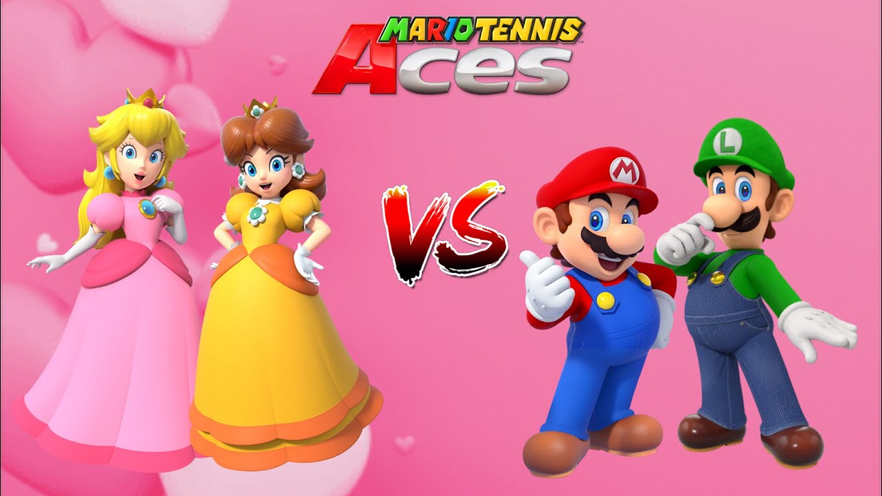 Mario Tennis Aces: Royal Besties vs. Mario Bros