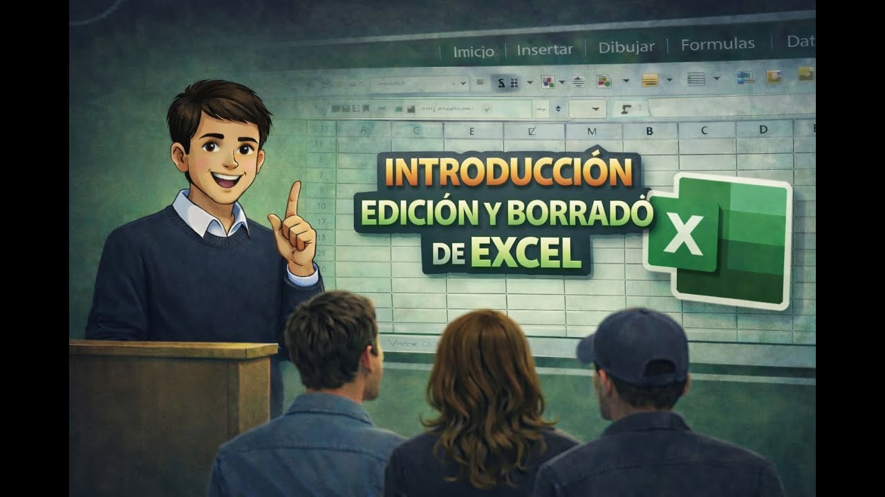 Curso de Excel Básico - Cap 3, Edición y Borrado de Datos en Excel | Cómo Escribir y Corregir Celdas