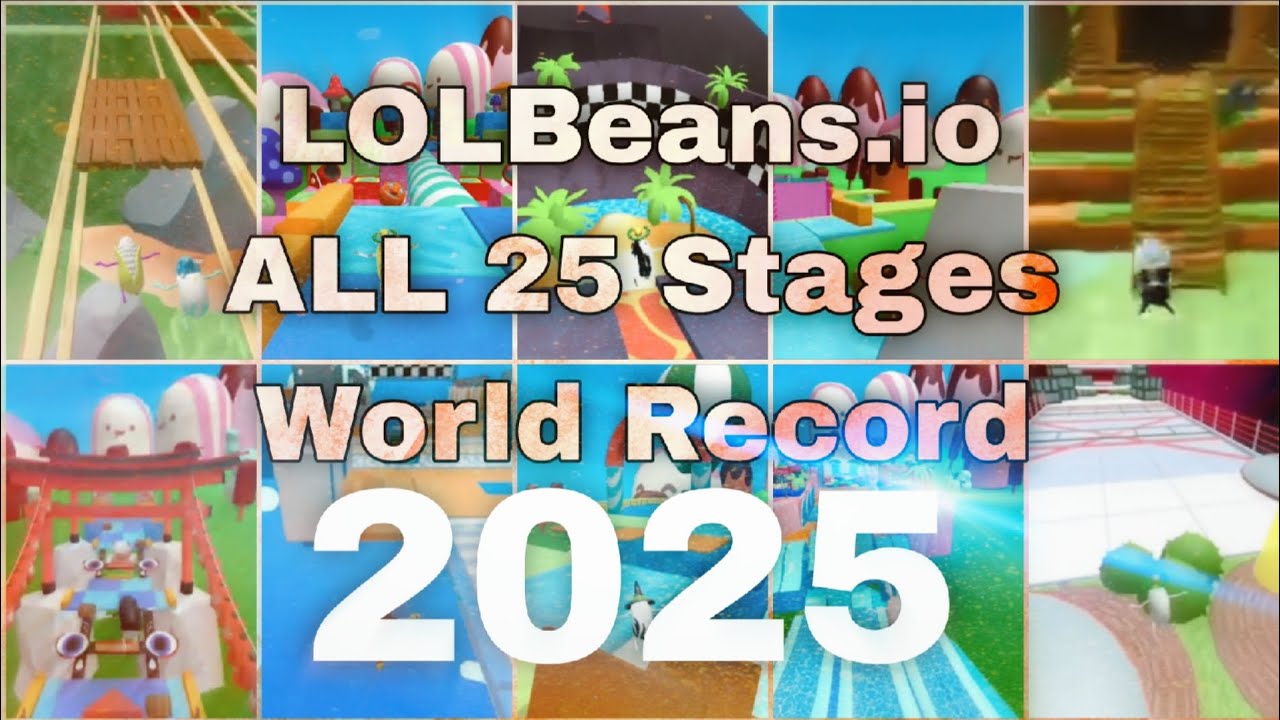 LOLBeans.io ALL 25 Stages World Record 2025
