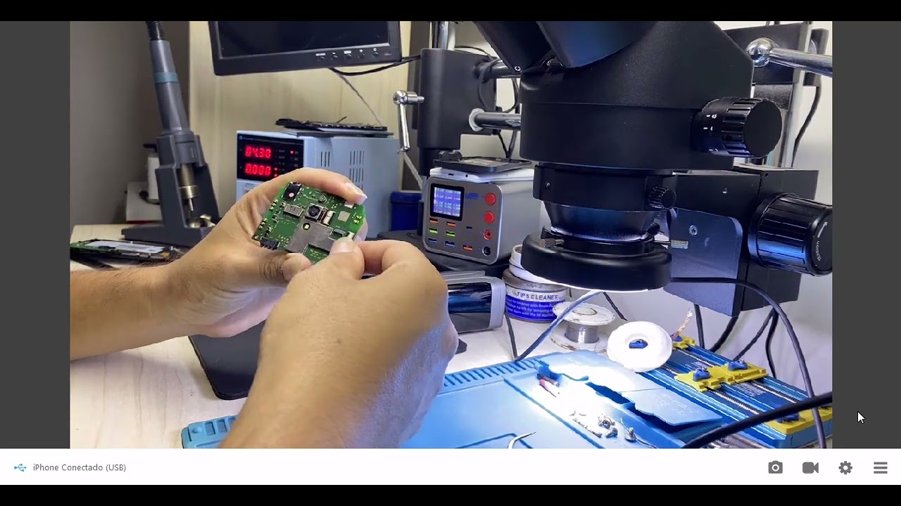 TECNICA DEL ROSIN Y CAMARA TERMICA, PARA REPARACION DE CELULARES CON CONSUMO Y CELULAR EN CORTO.