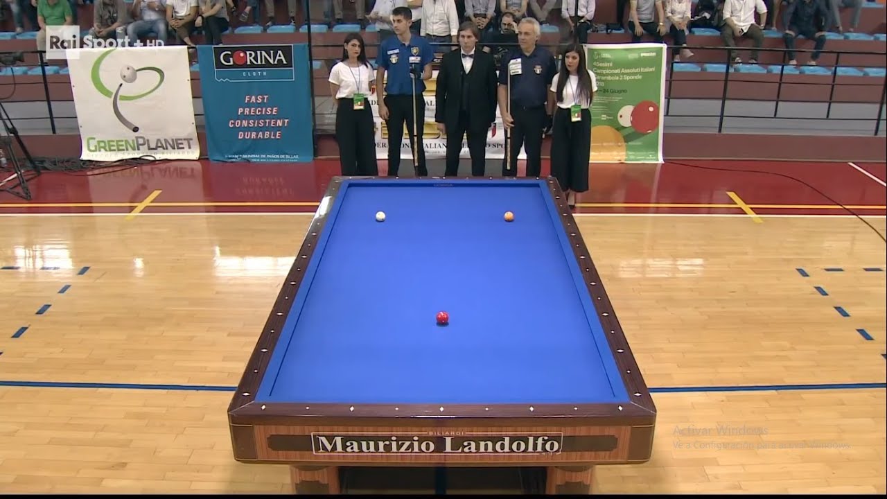Marco Zanetti vs Alessio D'Agata. Biliardo carambola 3 sponde