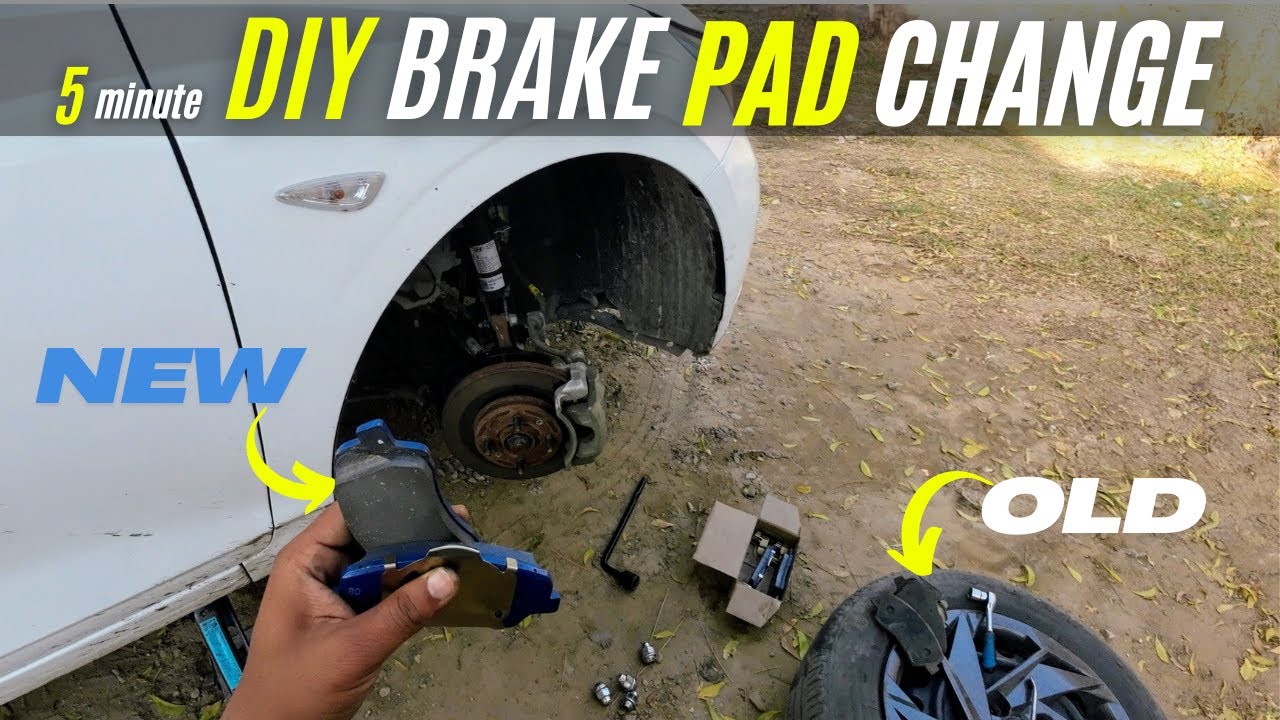 How to install Break Pads in a car at Home | DIY Break Pads Change in i20 2025