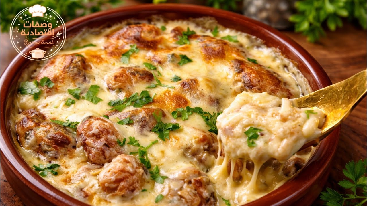 جيبي شفلور او ارواحي نديرو مع بعض ابن وصفة في فرن بلا جبن اقتصادي او مذاق رائع👌😋