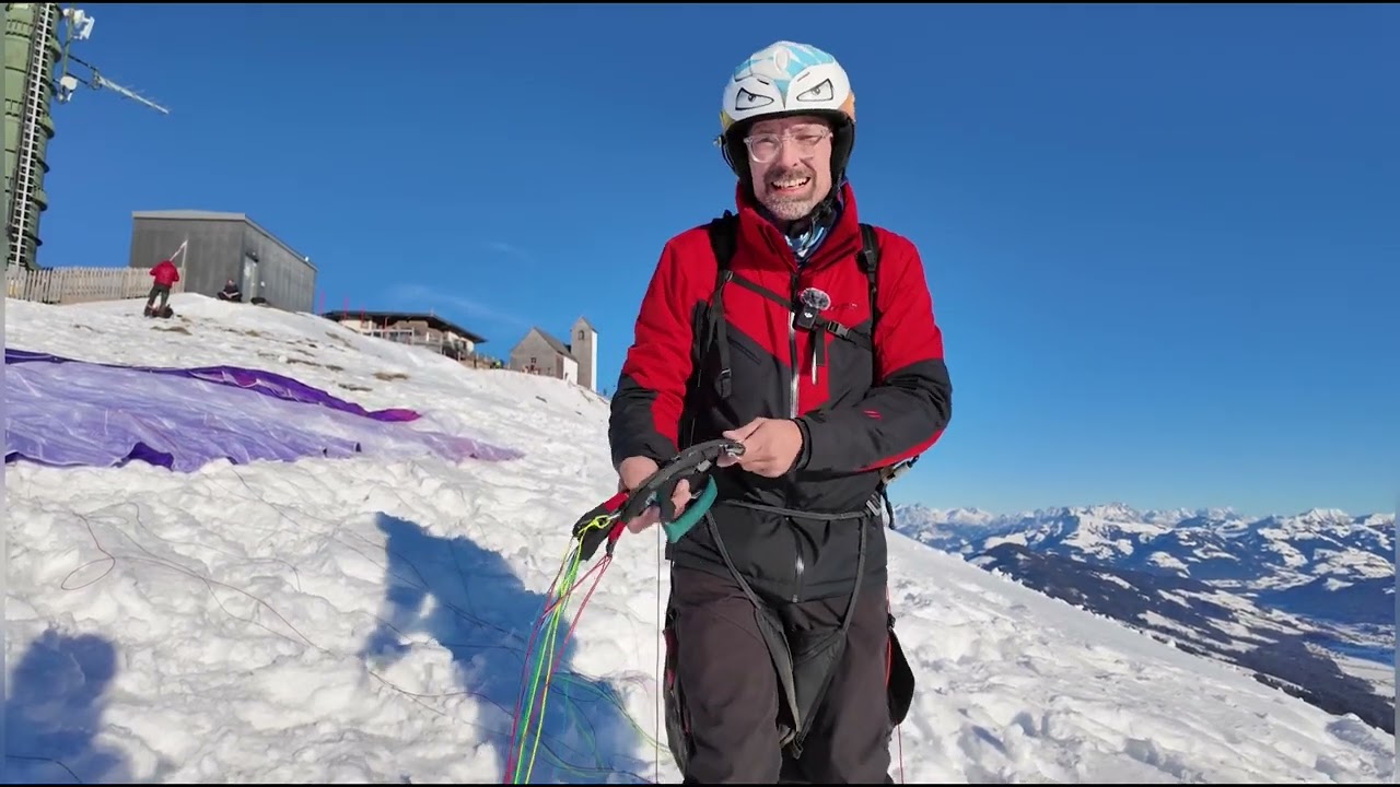 @Ottonormalflieger  Gleitschirm fliegen. Fliegen mit Ski