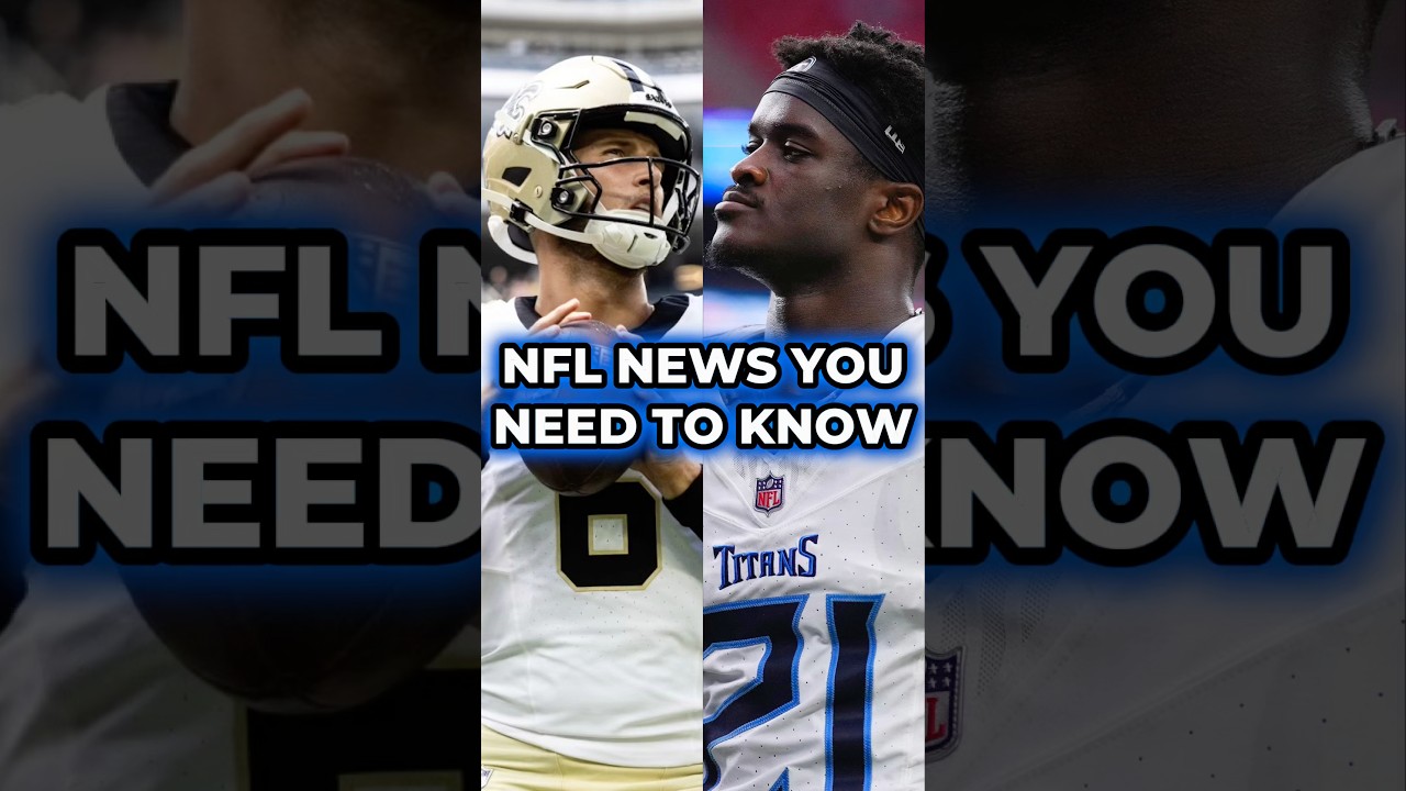 NFL News You Need To Know: Trade Rumors, New Saints Starting QB, and Injury News #nfl #nflnews
