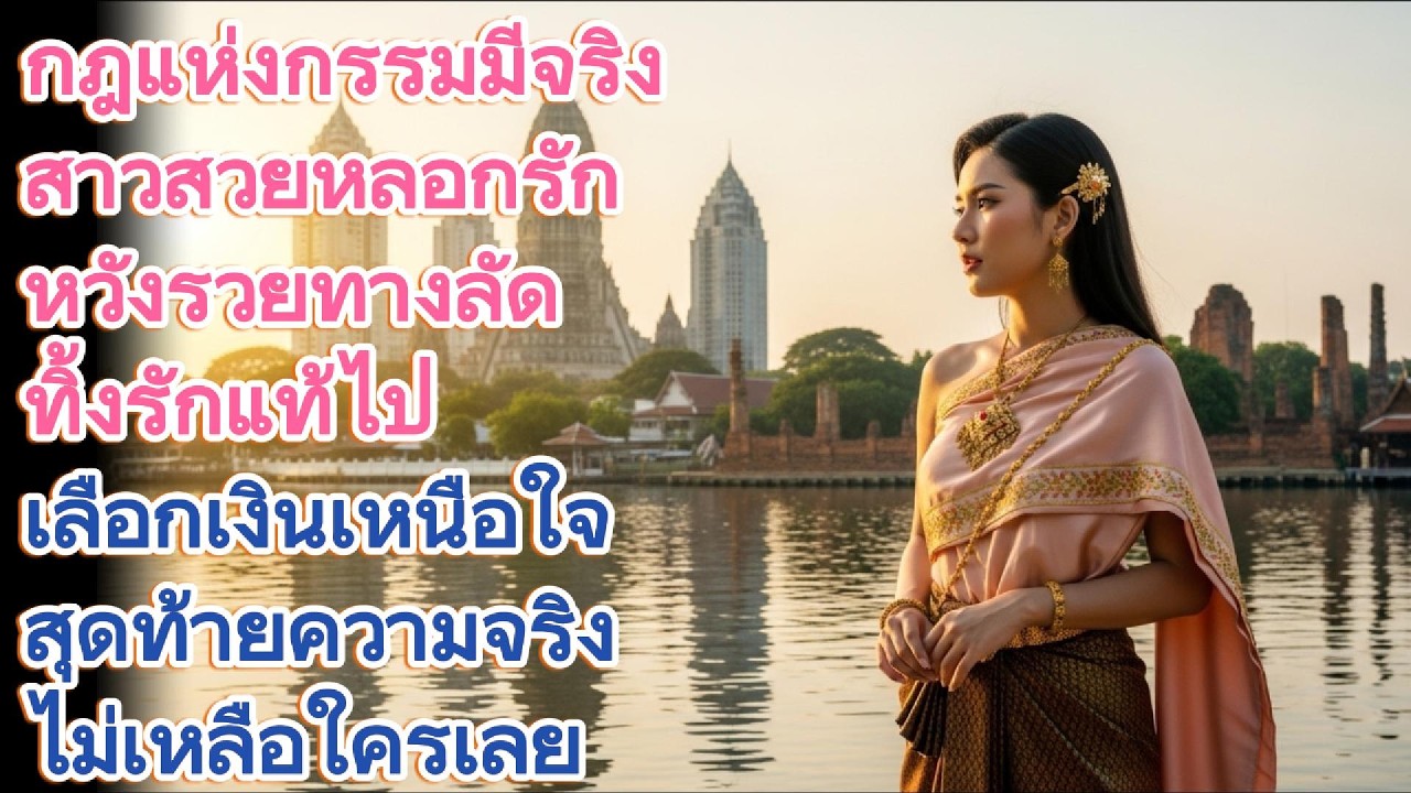 กฎแห่งกรรมมีจริง! สาวสวยหลอกรักหวังรวย ทิ้งรักแท้ไปหาเงิน สุดท้ายไม่เหลือใคร