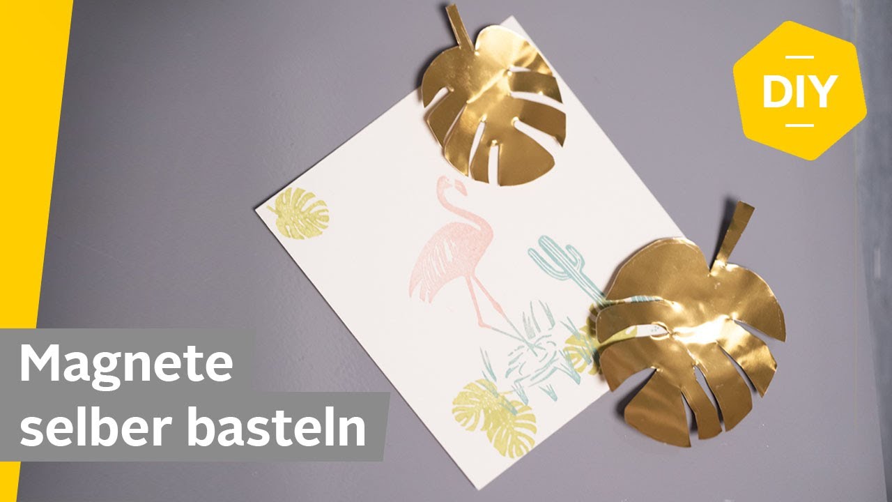 DIY: Magnete selber basteln (Tropical-Look) | Roombeez &ndash; powered by OTTO