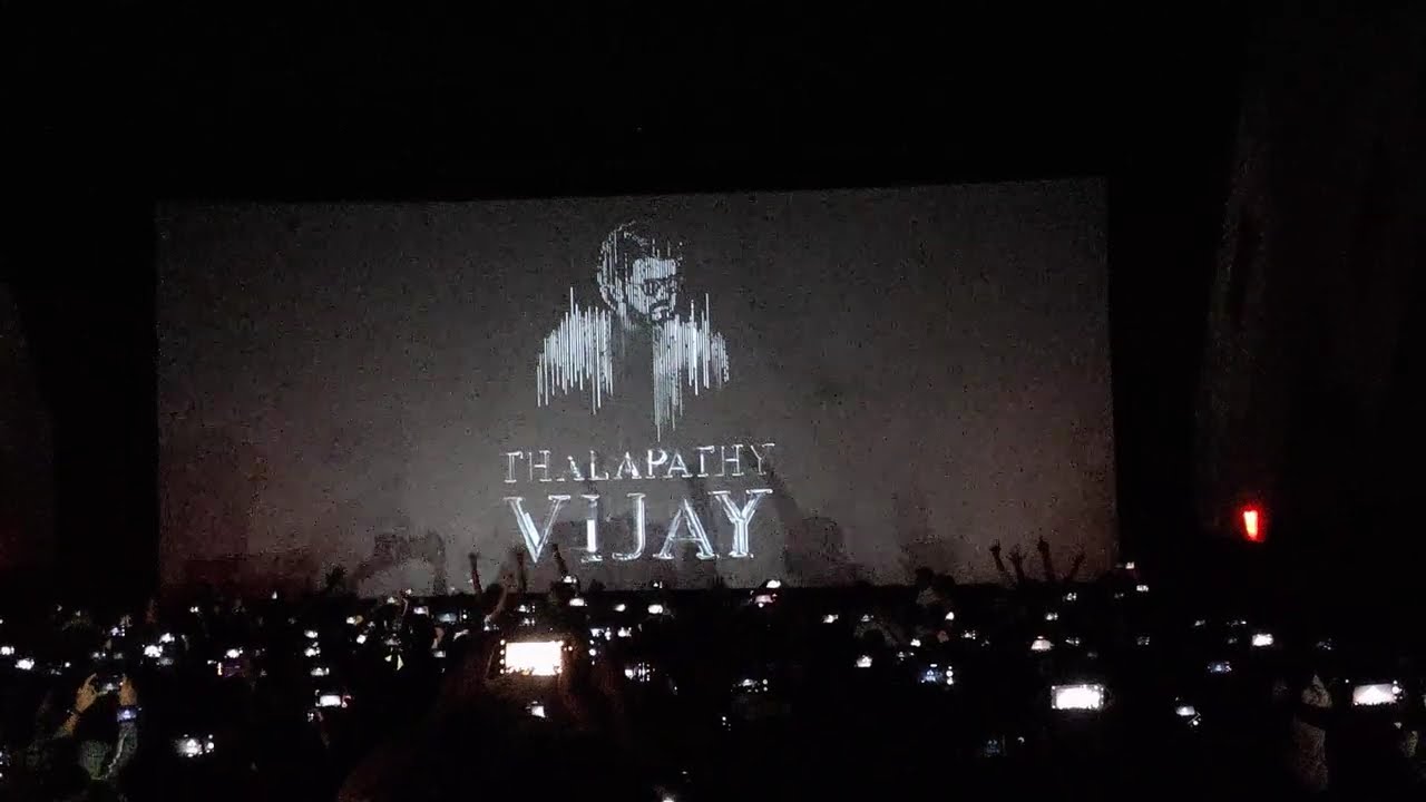 beast title card #fdfs #goat fdfs #beastreview fans theatre reaction thalapathy Vijay #royalcinemas