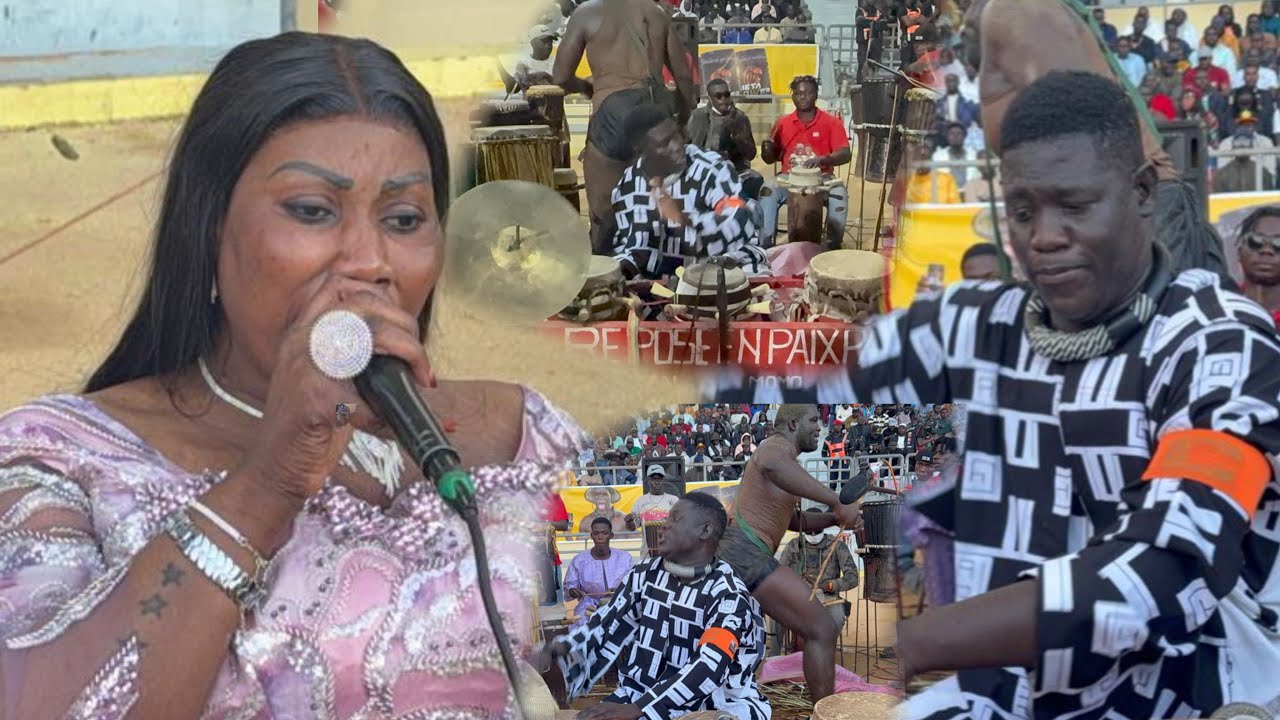 Hoo‼️Mbapate arène nationale, Momo ngom et mbayang loum assure l ambiance..