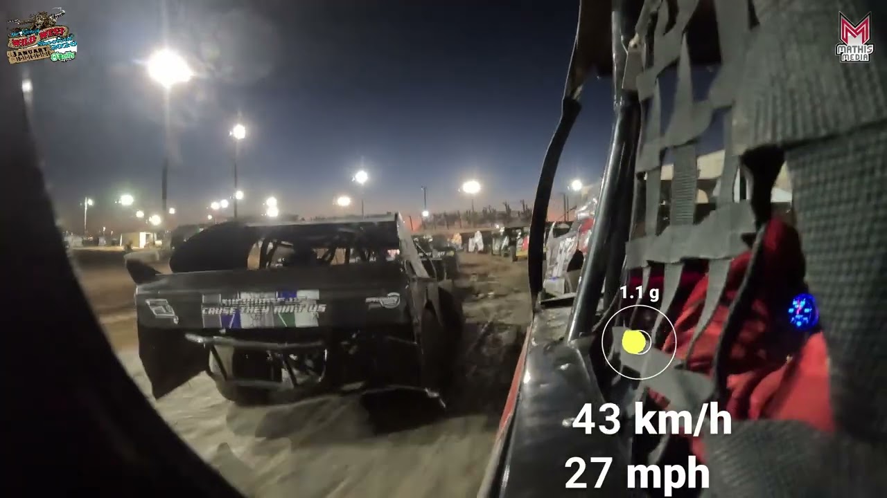 #54 Lance Relf - X-Mod - 1-10-2026 Central Arizona Raceway - In Car Camera