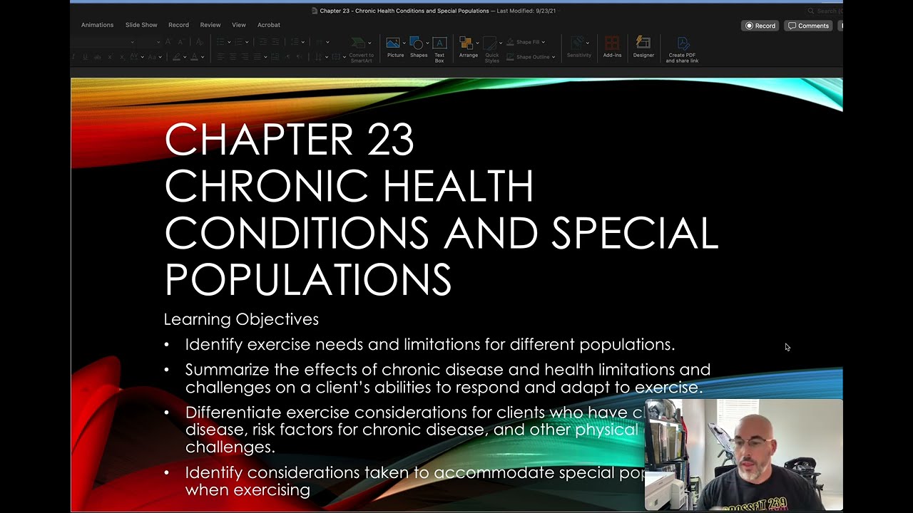 Chapter 23 - Chronic Health Conditions and Special Populations | NASM CPT