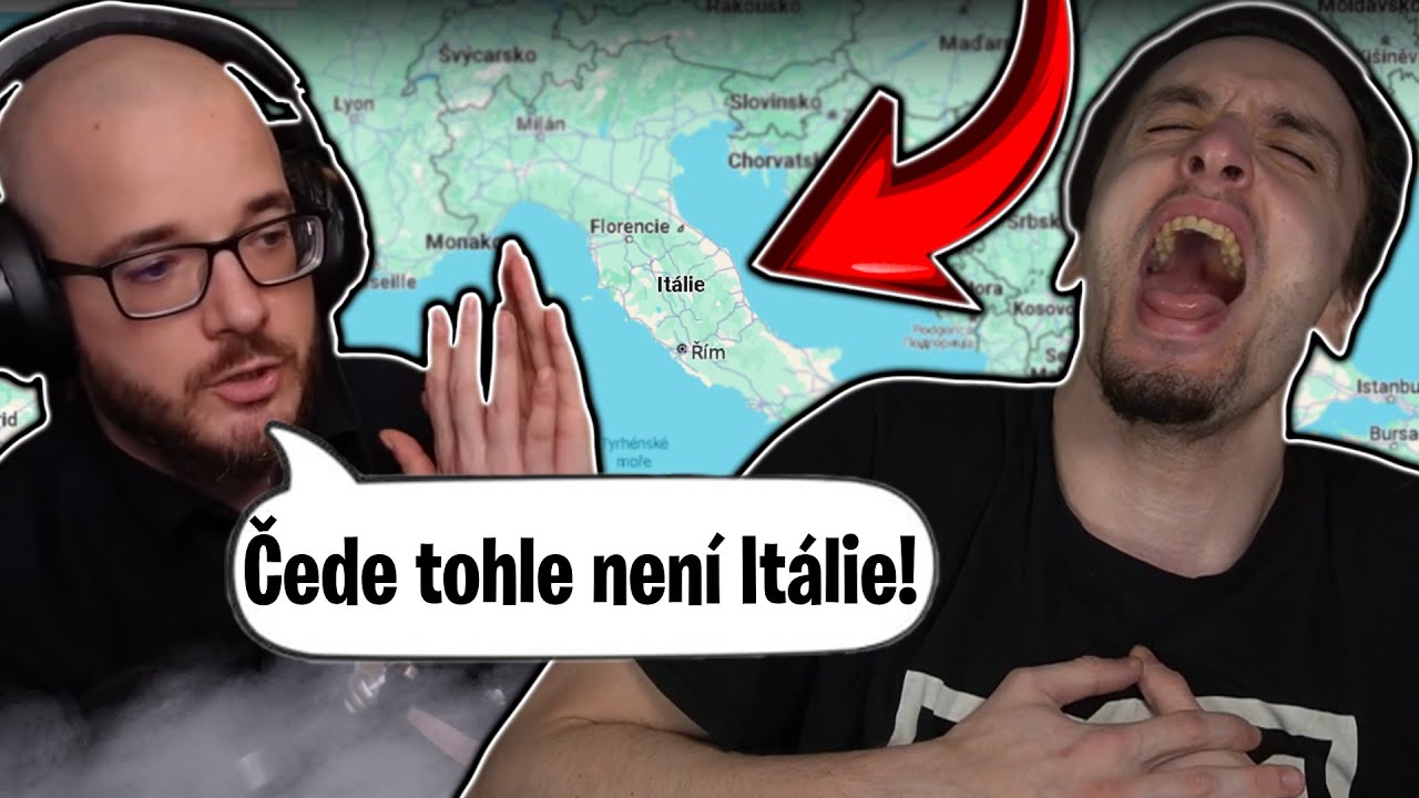 ČEKY NEVÍ KDE SE NACHÁZÍ ITÁLIE!