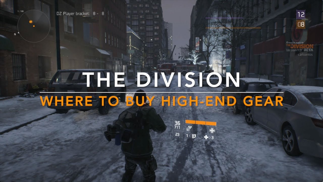 The Division - Where To Buy High-End Gear