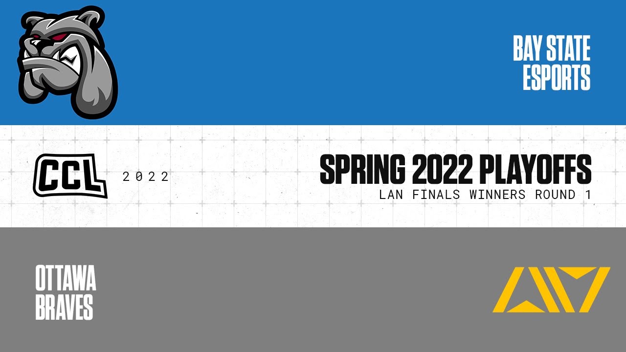 Bay State Esports vs Ottawa Braves | Spring 2022 | CCL LAN Finals WR1