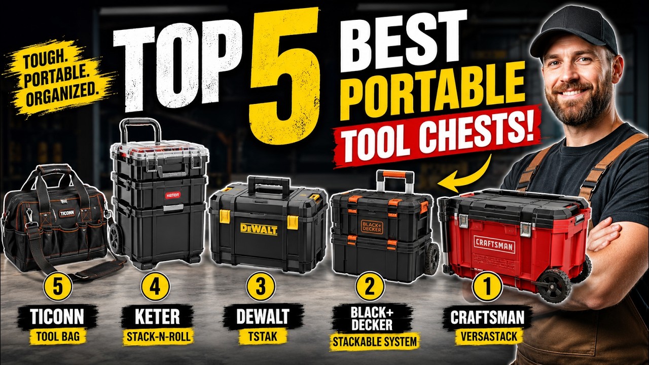 Top 5 Best Portable Tool Chests 2026